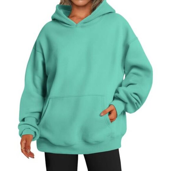 Womens Hoodies Oversized Sweatshirts Pullover Fleece Sweaters Winter Fall Outfit - Picture 1 of 8